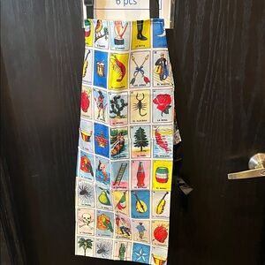 Colorful jr  Lotería apron